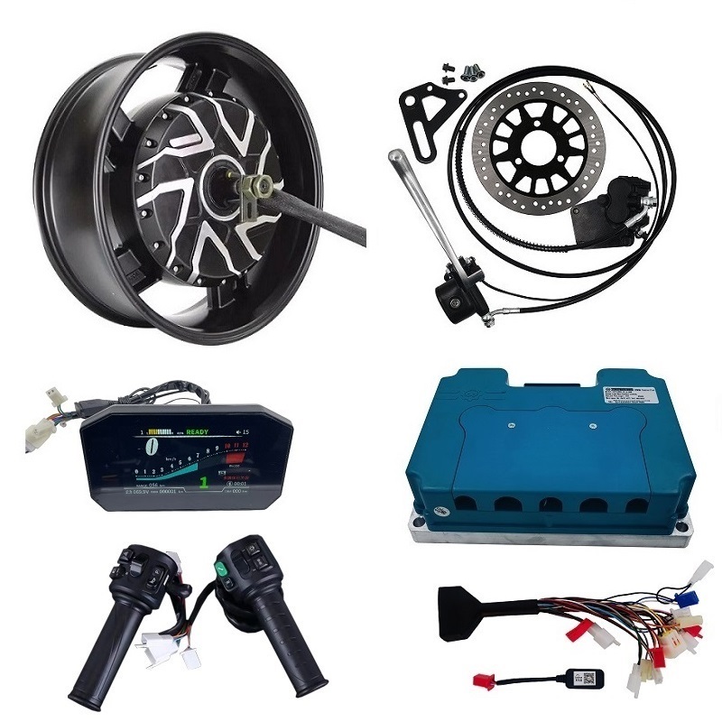 12000W Electric Motorcycle Hub Motor - Electric Motorcycle Hub Motor Kits 6.0x17