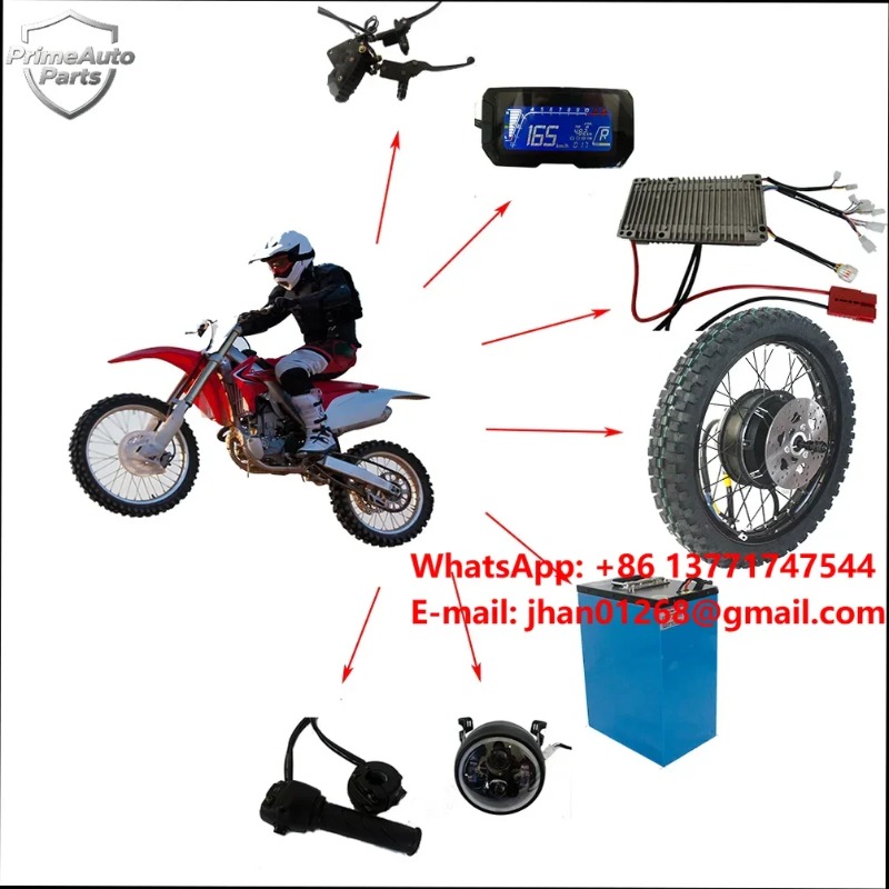 New Electric Conversion Kit 72 - đánh giá và giá 12000W Electric Motorcycle Hub Motor